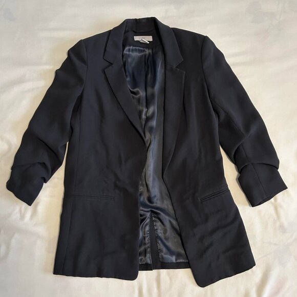 H&M Black Blazer 3/4-Length Sleeves | Size 0 - Picture 3 of 9